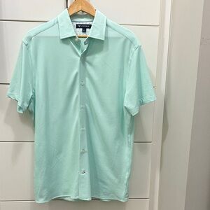 Daniel Cremieux Light Green Casual Button Down Shirt